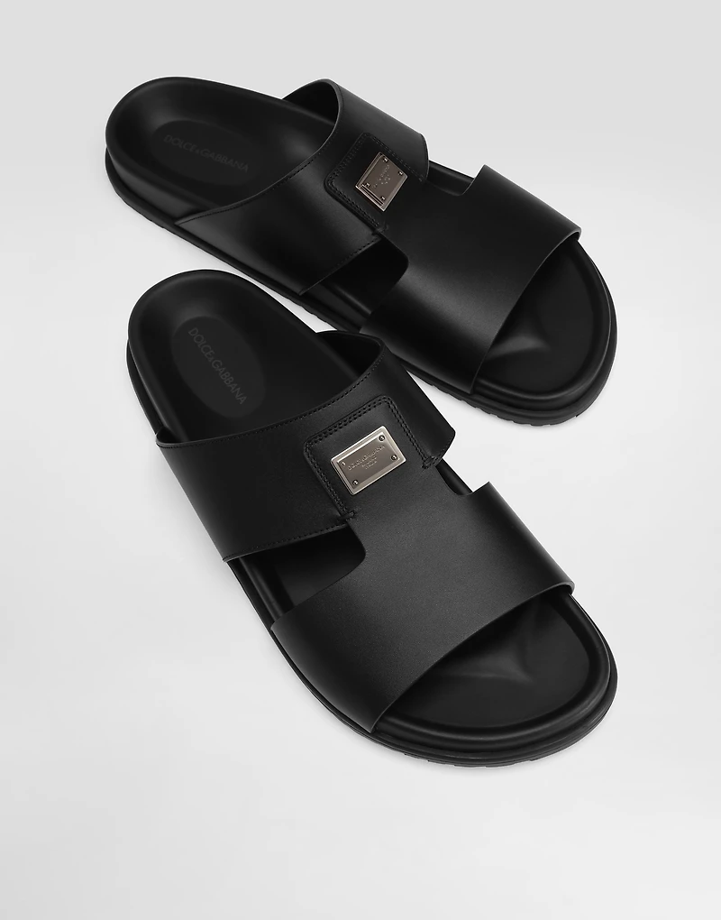 Calfskin sandal
