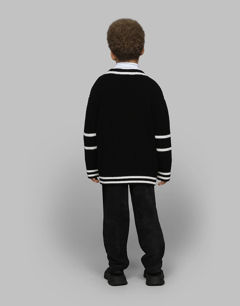 Knit cardigan with Dolce&Gabbana logo