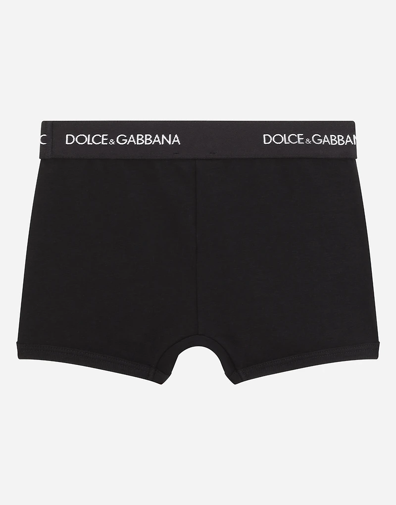 Boxer two-pack with branded elastic