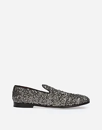 Sequined slippers