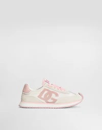 Mesh and calfskin nappa DG Cushion sneakers