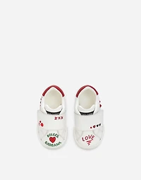 Printed calfskin Portofino sneakers