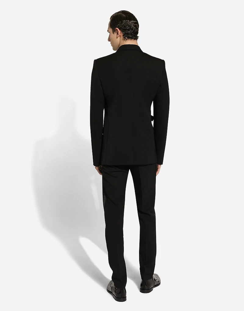 Double-breasted wool jacket