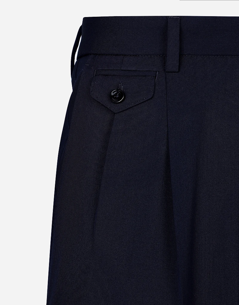 Tailored stretch twill pants