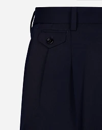 Tailored stretch twill pants
