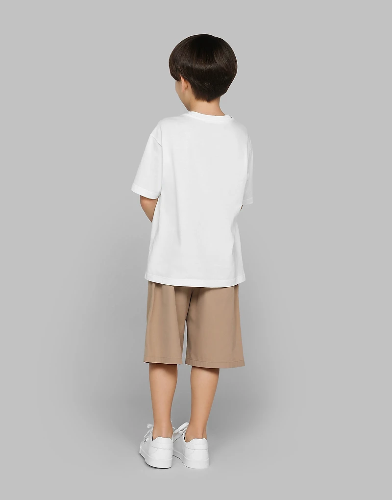Poplin shorts with DG logo