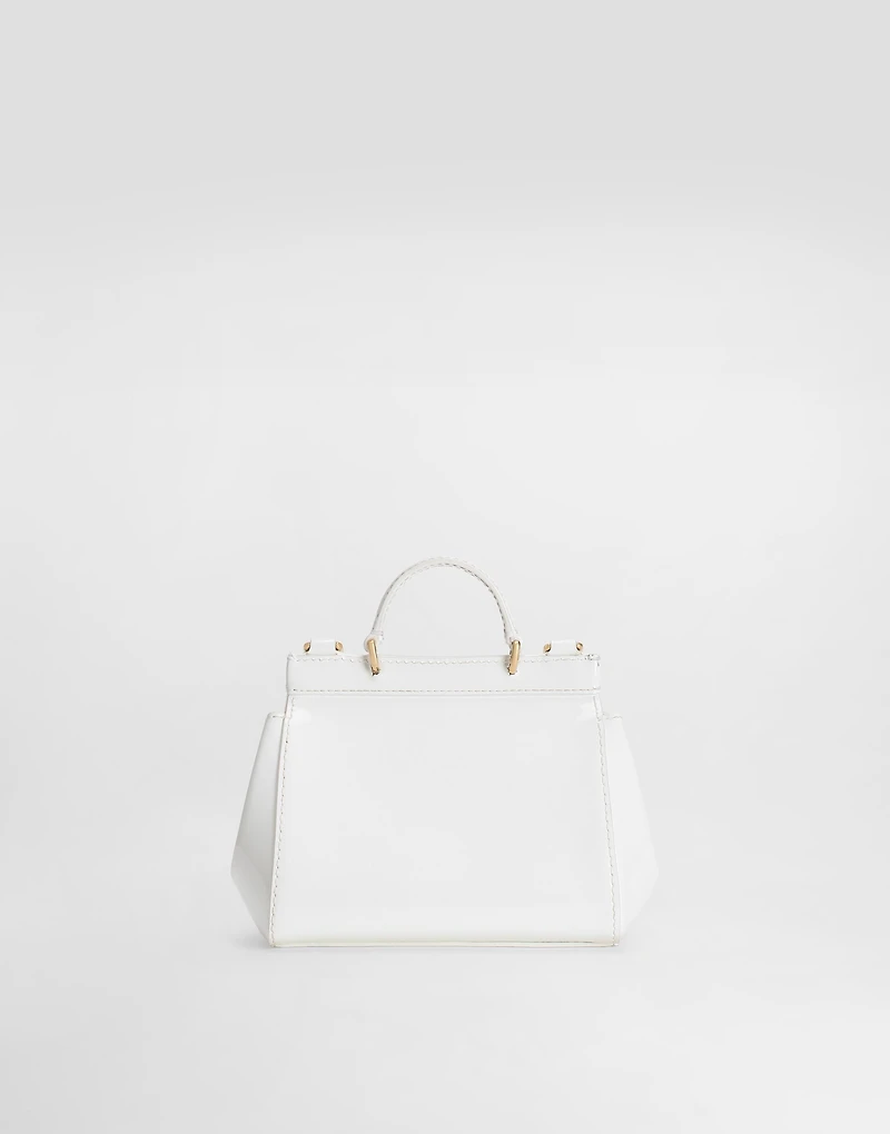 Patent leather mini Sicily bag