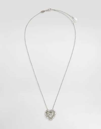 Devotion Necklace 18-carat white gold and diamonds   