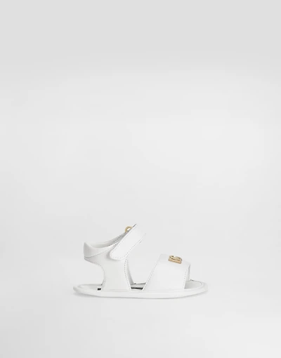 Lambskin nappa sandals with DG logo