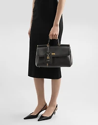 My Sicily handbag in plongé calfskin