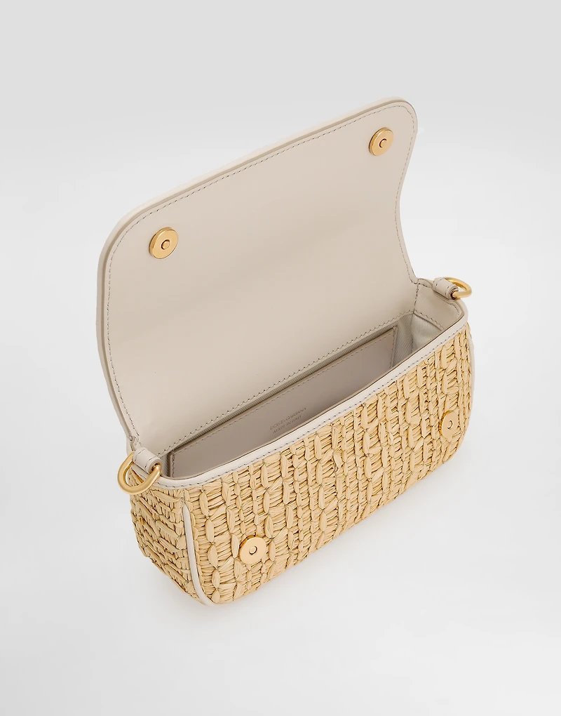 Rafia crochet shoulder bag