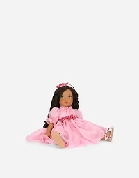 Doll with chiffon dress 