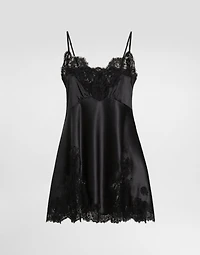 Stretch satin dress