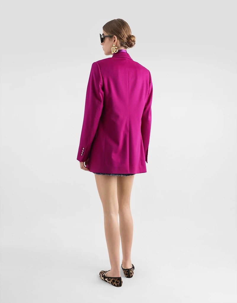 Silk satin shirt with pussy-bow