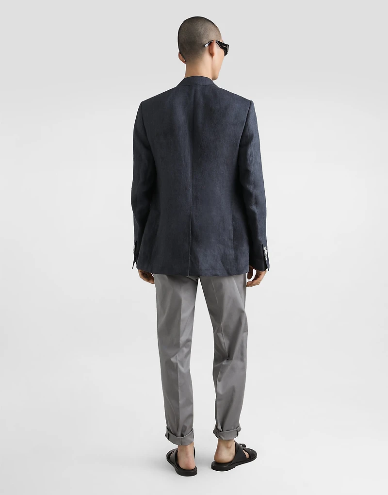 Cotton gabardine trousers