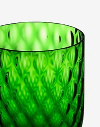 Hand-Blown Murano Red Wine Glass