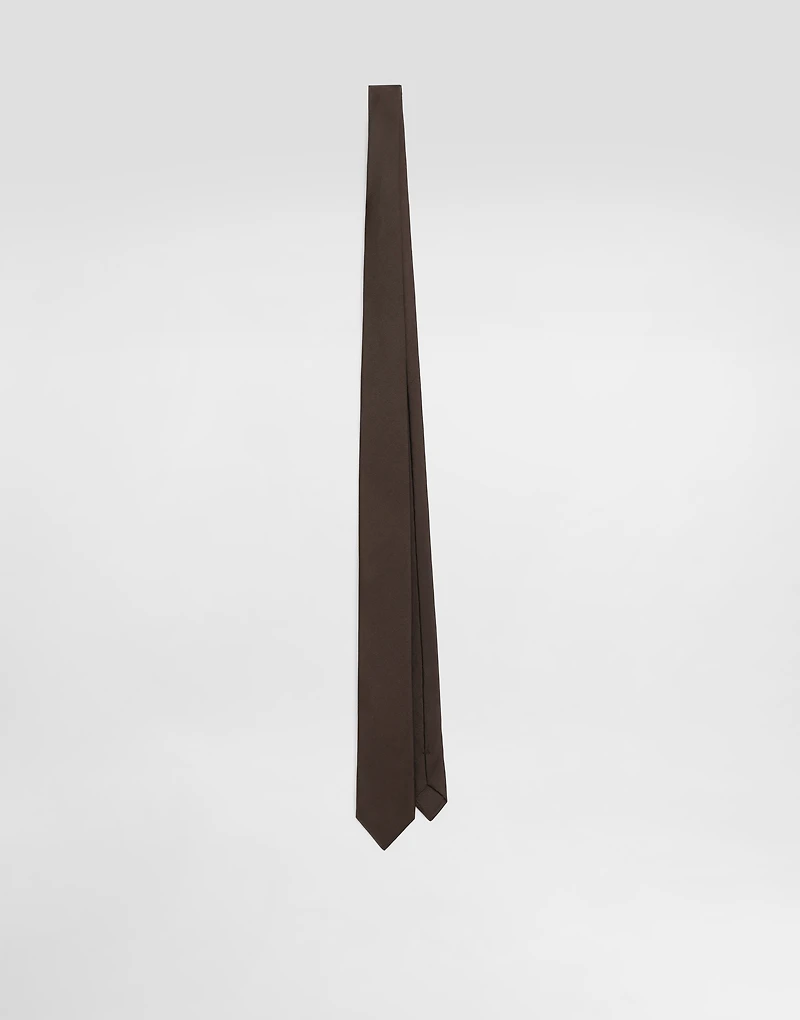 Silk twill tie