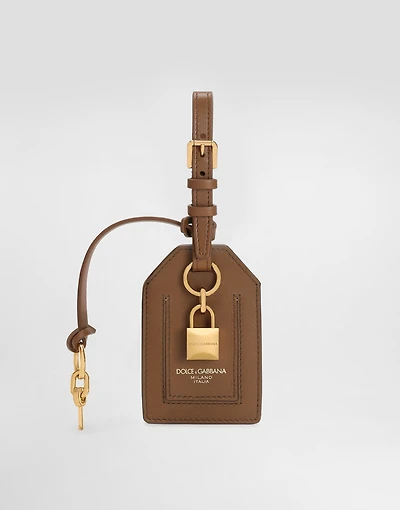 Calfskin keychain