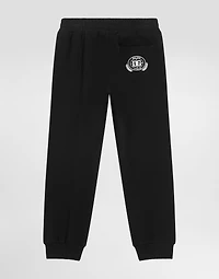 Fleece trousers with DG print