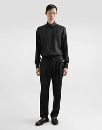 DG logo martini jacquard shirt