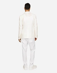 Single-breasted linen Sicilia-fit jacket
