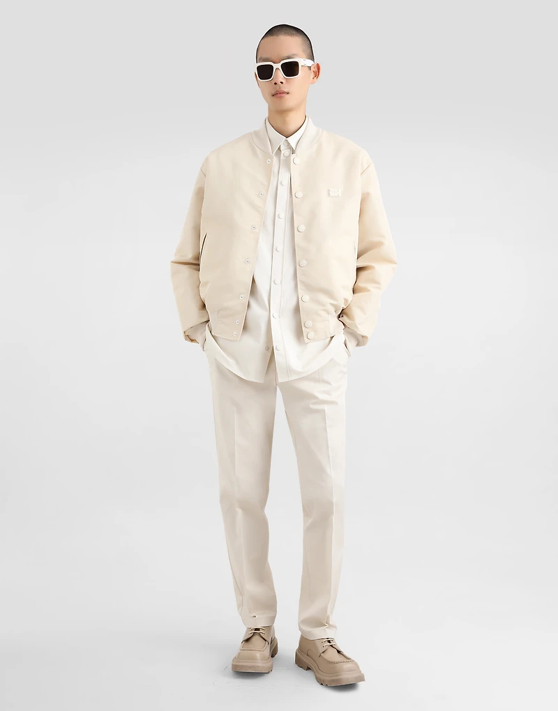 Tailored cotton pants