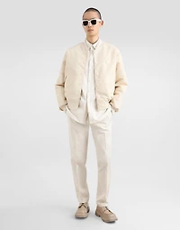 Tailored cotton pants