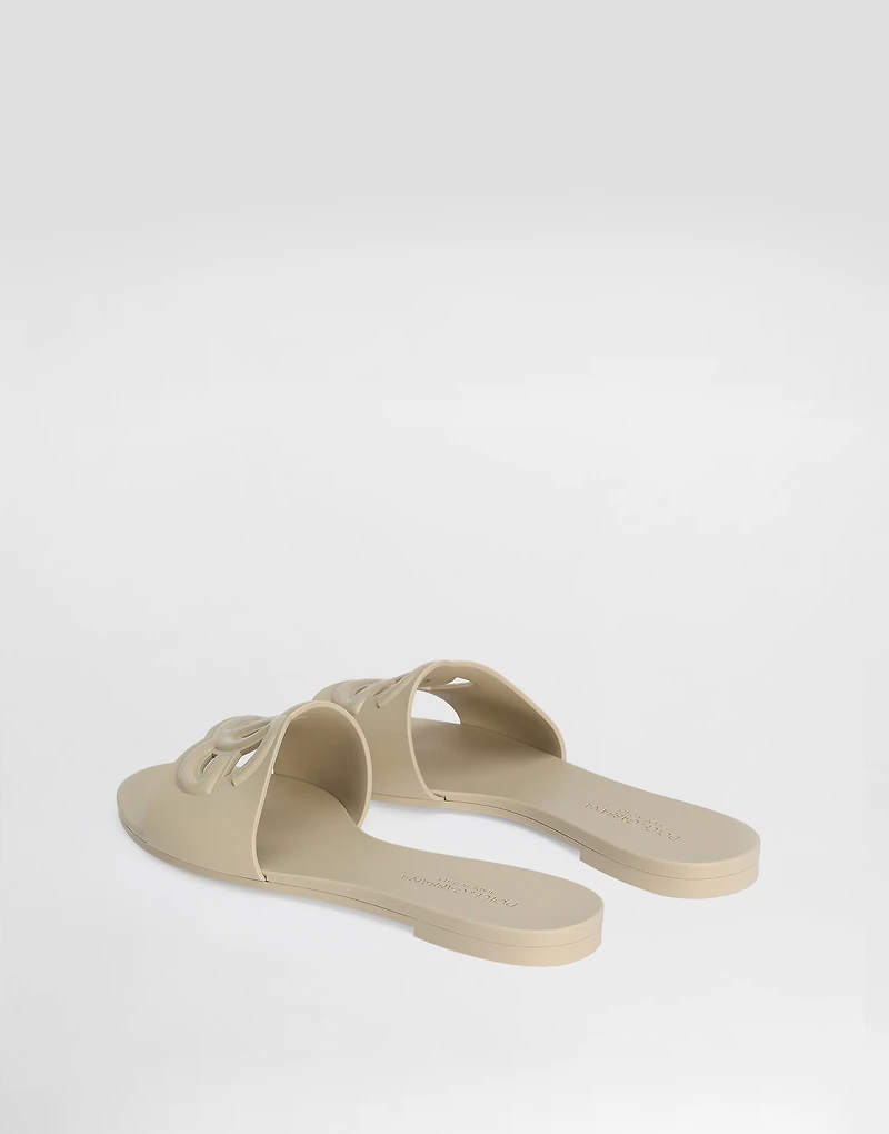 Rubber beachwear sliders