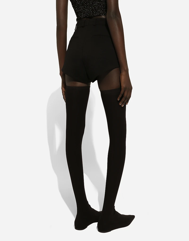 High-waisted wool panties