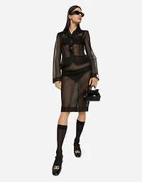 Single-breasted marquisette Dolce jacket