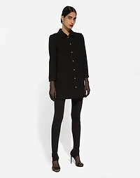 Short woolen coat