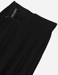 Chiffon calf-length circle skirt