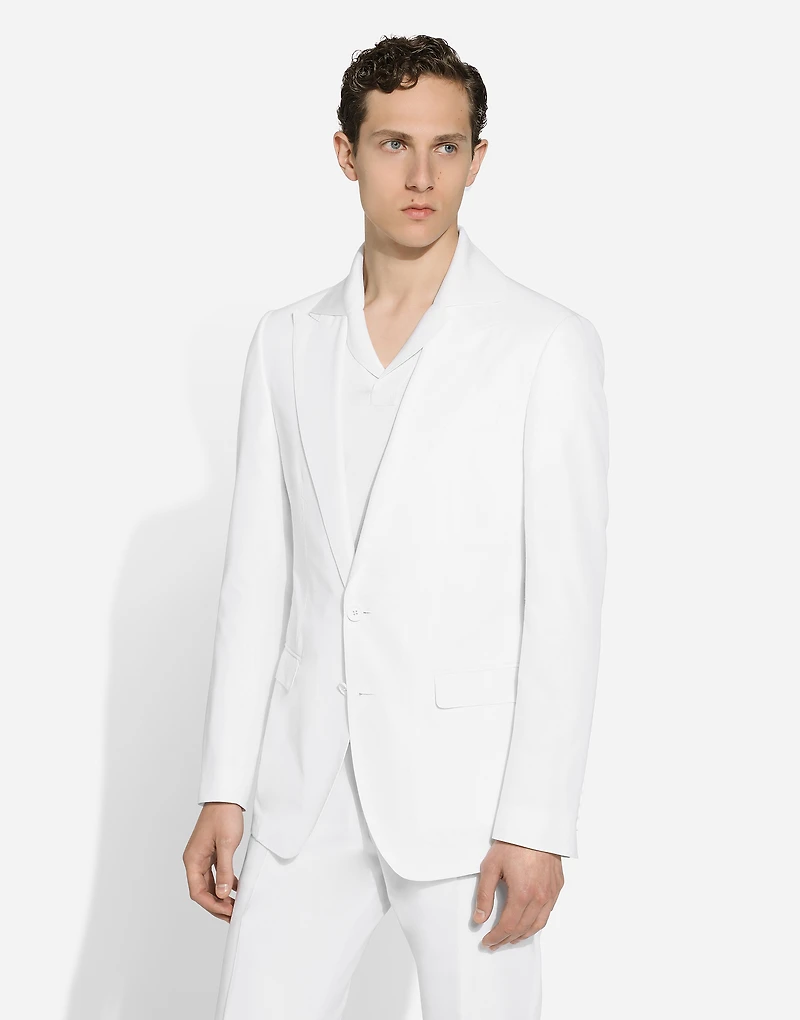 Single-breasted Taormina-fit suit