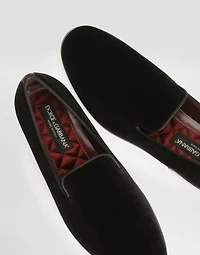 Velvet slippers