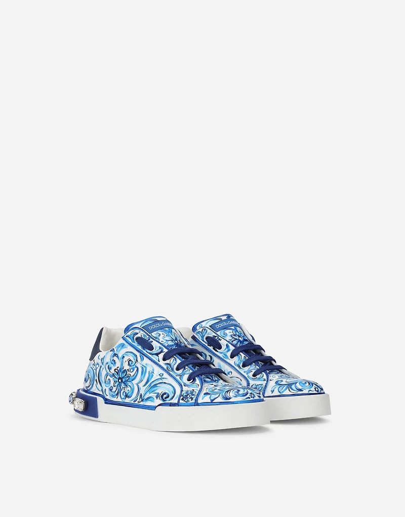 Majolica-print Portofino Light sneakers