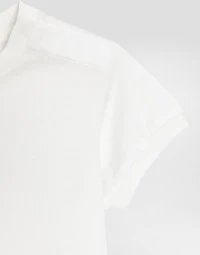 Jersey t-shirt with leopard print and glitter