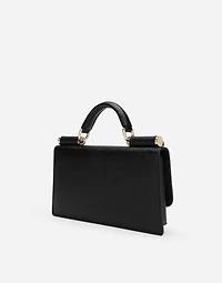 Dauphine-print calfskin mini bag