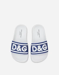 Rubber sliders with logo print