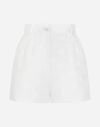Jacquard shorts with all-over DG logo