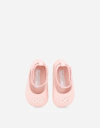 Nappa leather newborn ballet flats