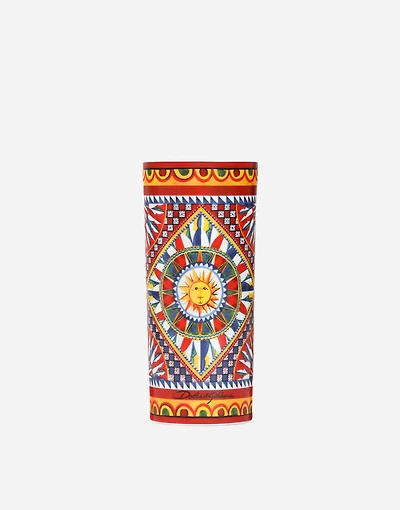 Cylindrical Porcelain Vase