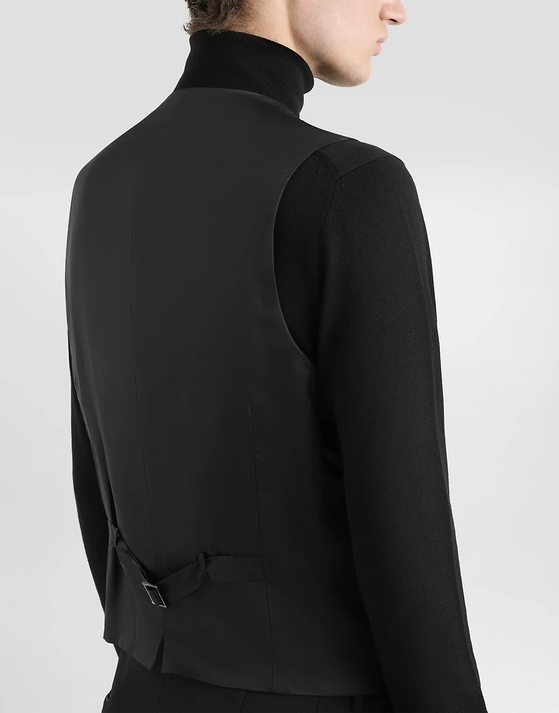 Three-piece Sicilia-fit suit stretch wool