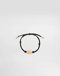 Cord bracelet with small DG logo