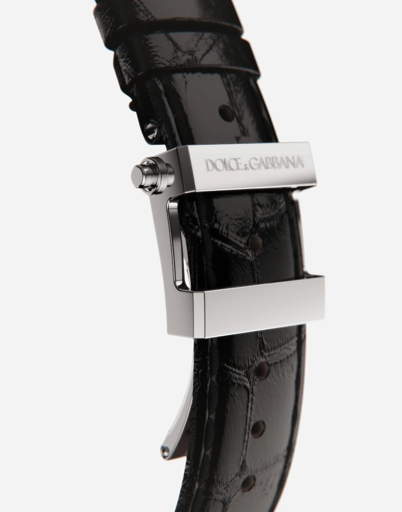 Steel and tiger’s eye watch