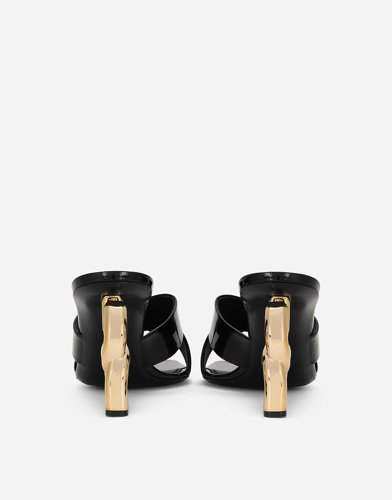 Patent leather 3.5 mules