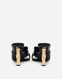 Patent leather 3.5 mules