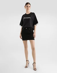 jersey t-shirt with embroidery