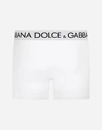 Two-way-stretch cotton jersey long-leg boxers