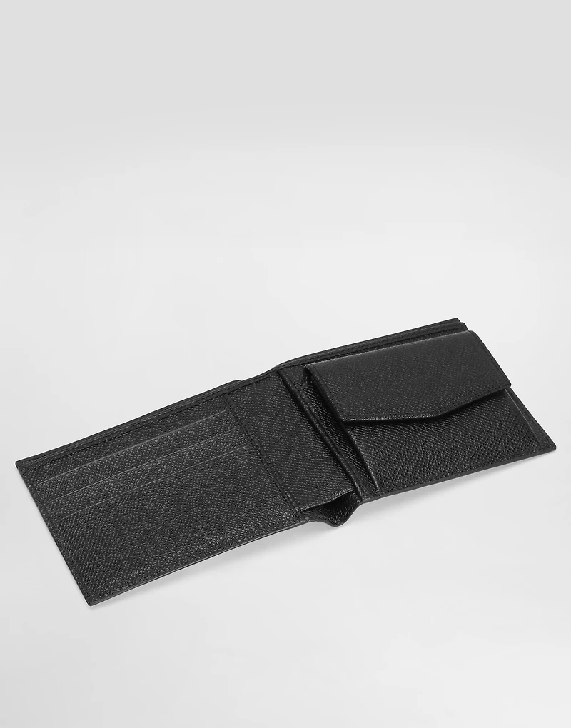 Majolica-print calfskin wallet