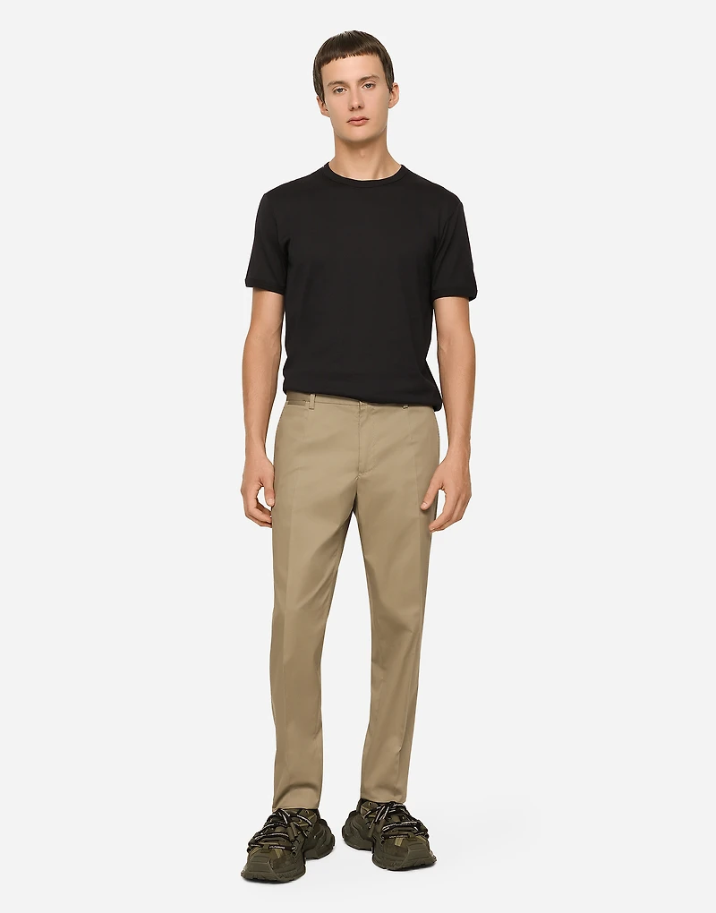 Wool and silk pants